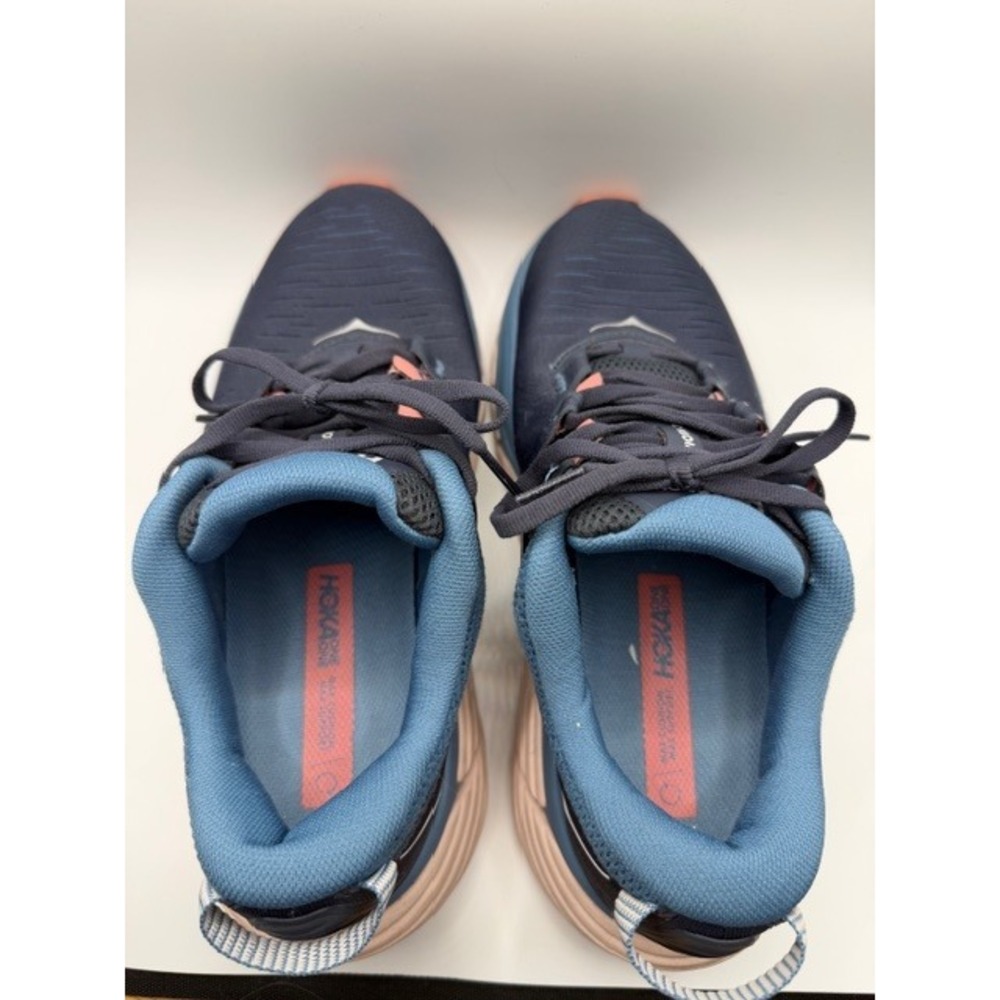 Hoka One One Gaviota 3 Women's Size 8 Wide (D) Ombre Blue Rosette Shoes 1113523 - Picture 4 of 10